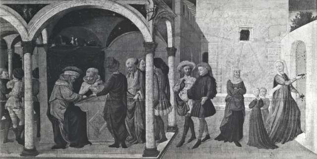 National Gallery of Ireland — Apollonio di Giovanni; Marco del Buono Giamberti - sec. XV - Episodio della vita di Susanna — insieme